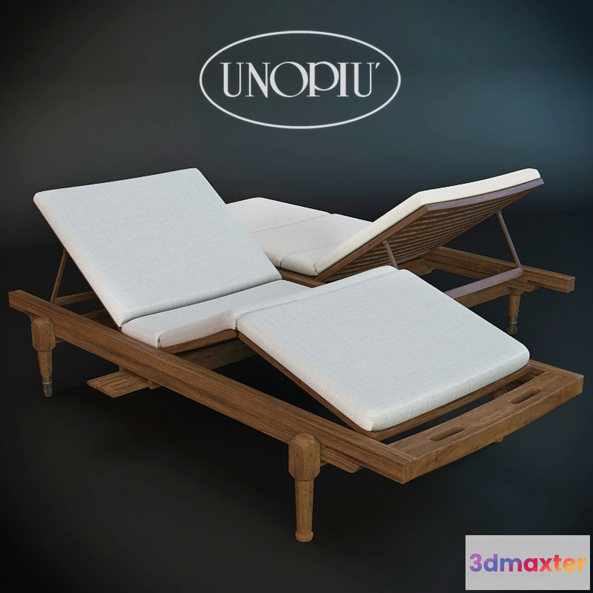 1394950 - Sun lounger Unopiu. Charles 3D Max