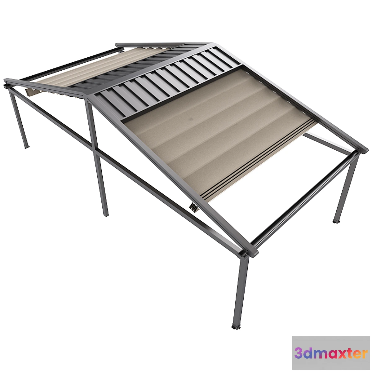 1395076 - Motorized Pergola 5a 3D Max