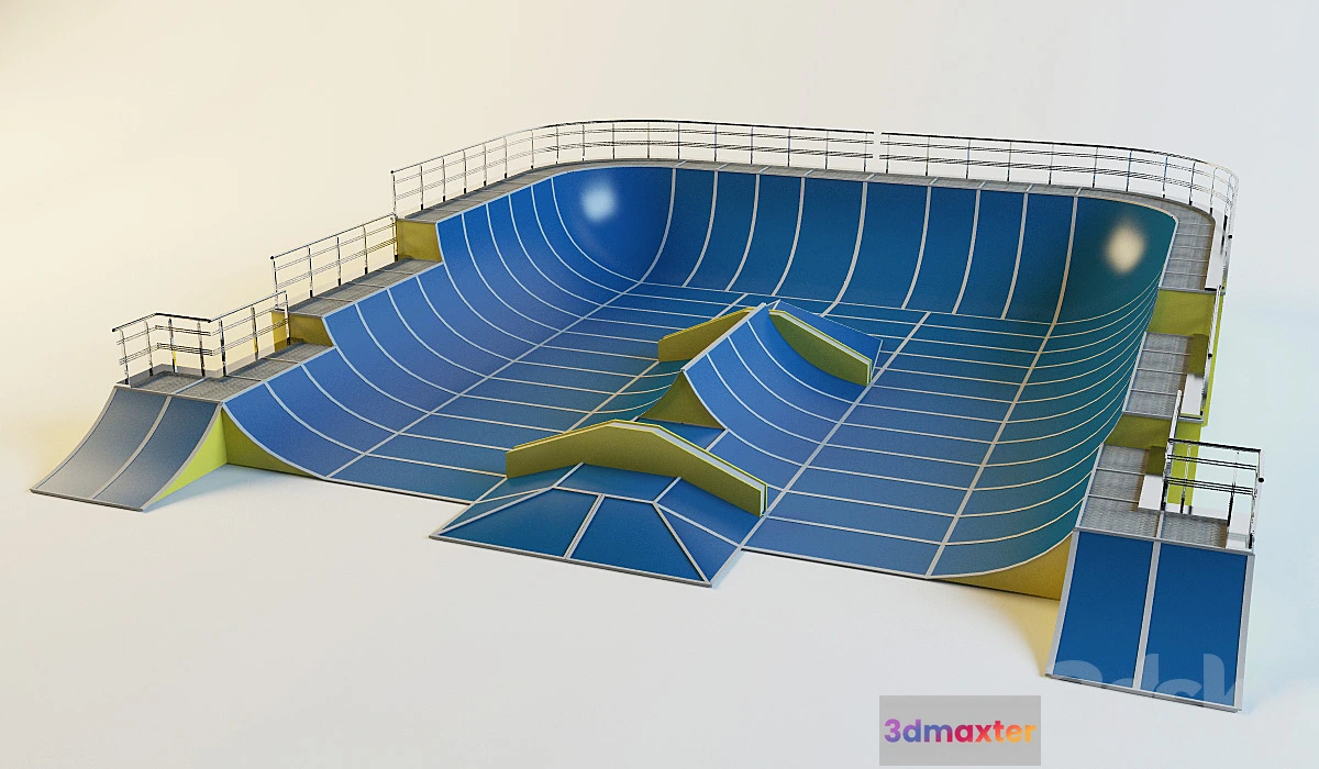 1395436 - Skate playground 3D Max