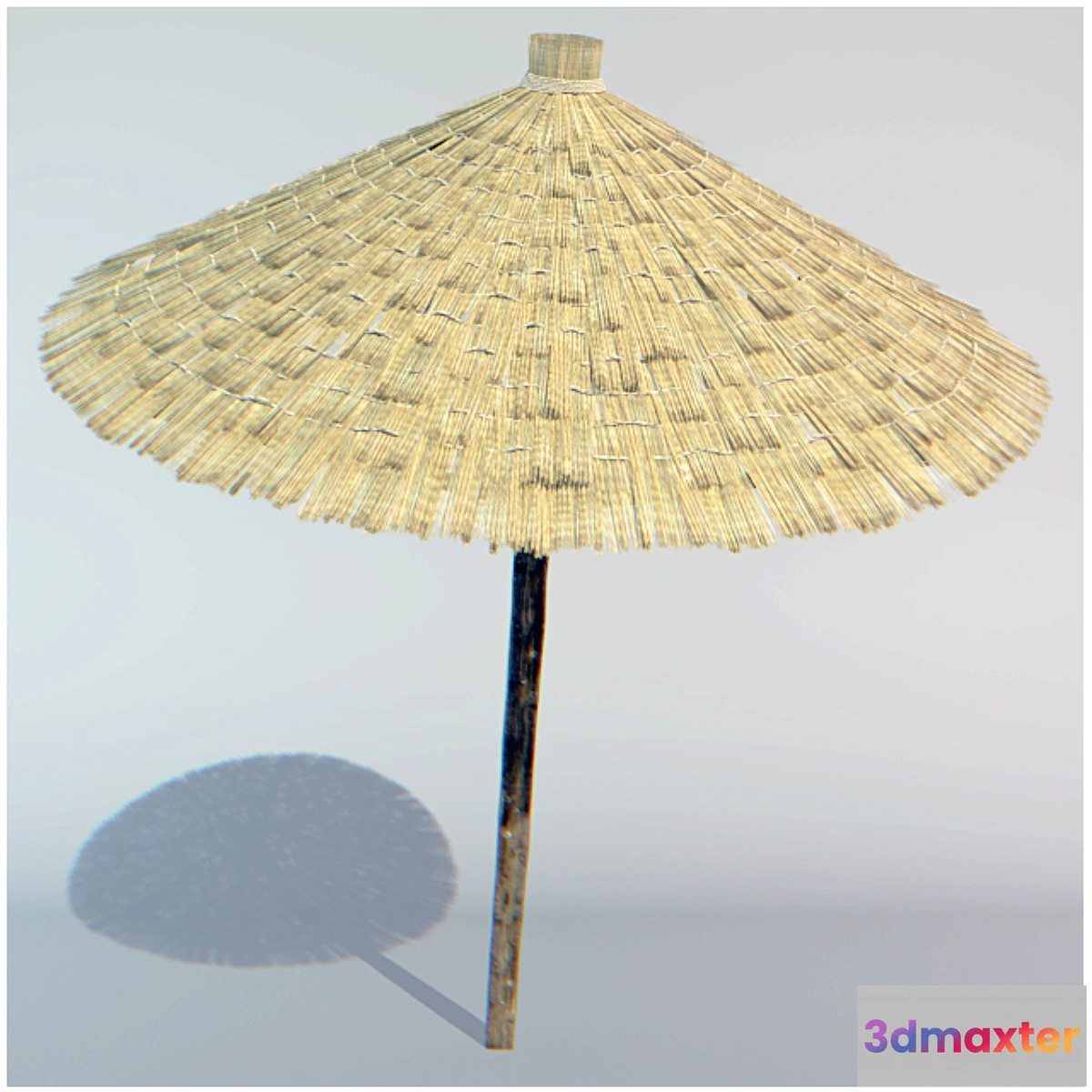 1395472 - parasol made of straw 3D Max