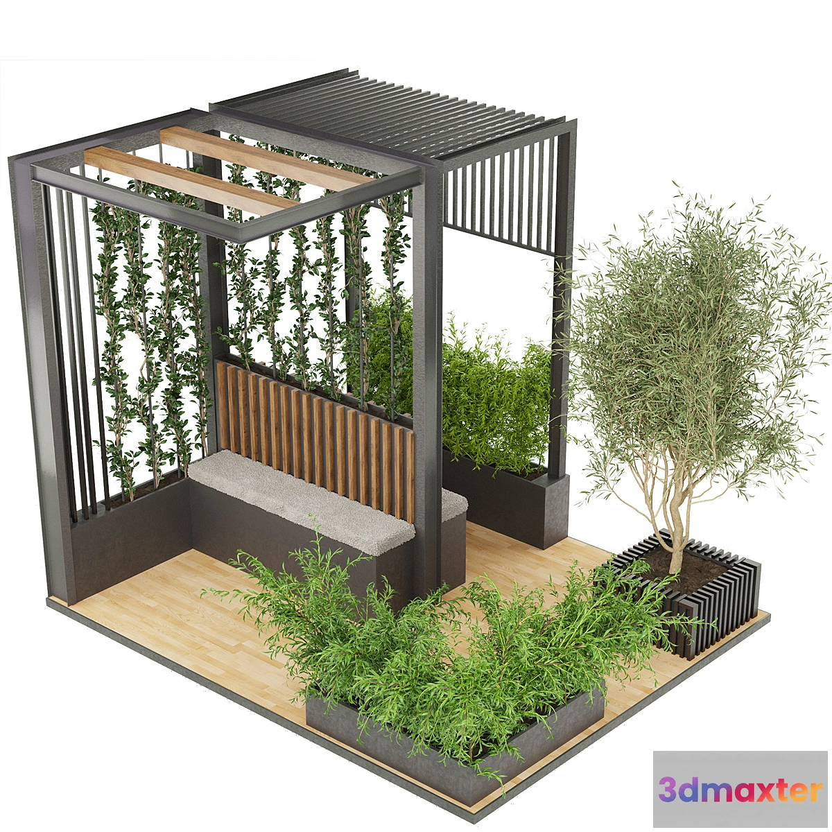 1396672 - Collection plant vol 208 3D Max