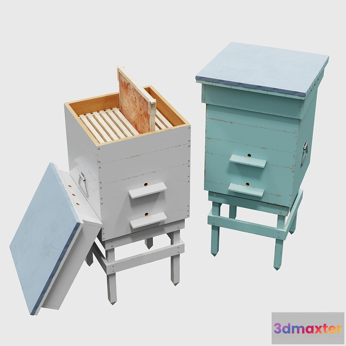 1397072 - Dadant Hive 2 3D Max