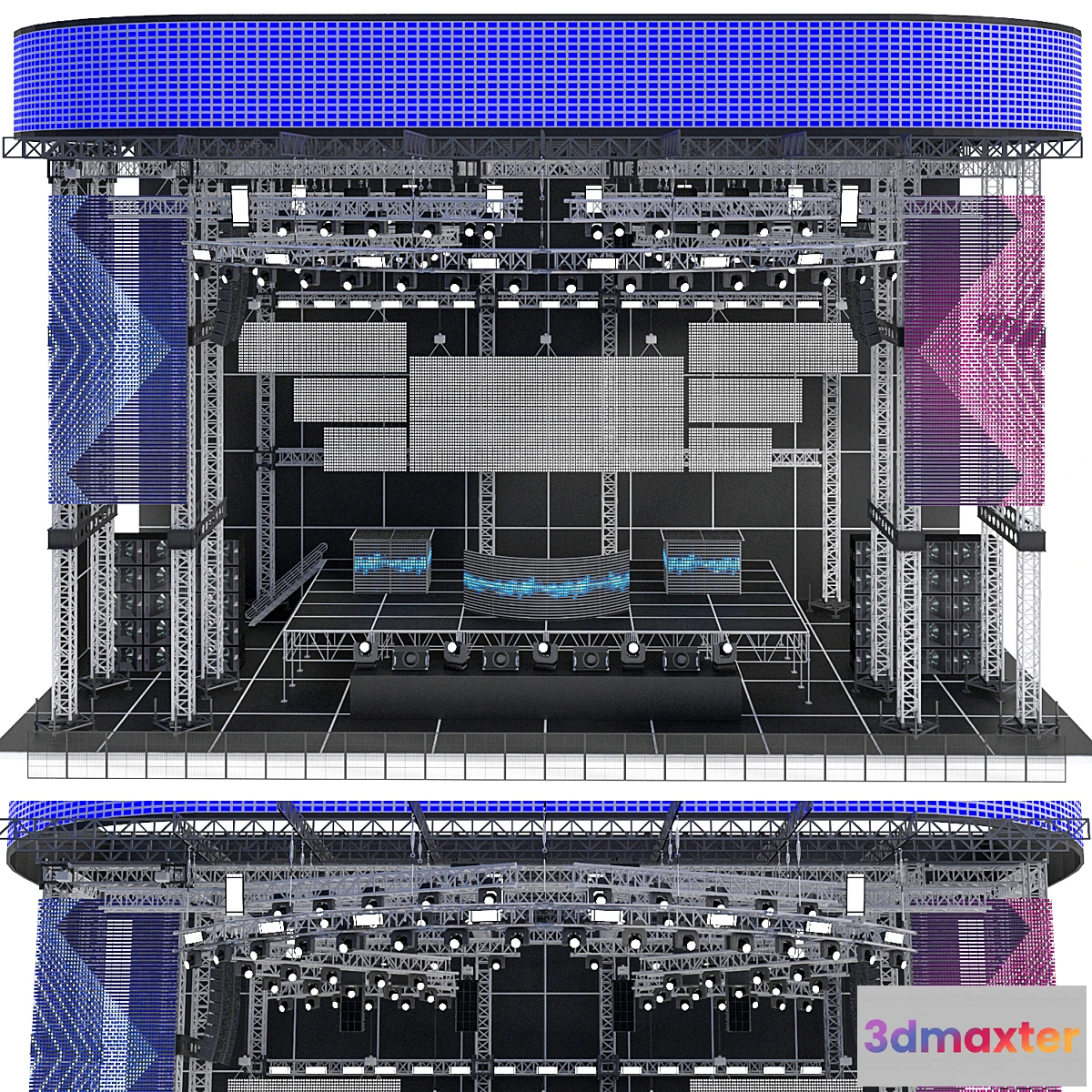 1397792 - EDM Concert Stage 2 3D Max