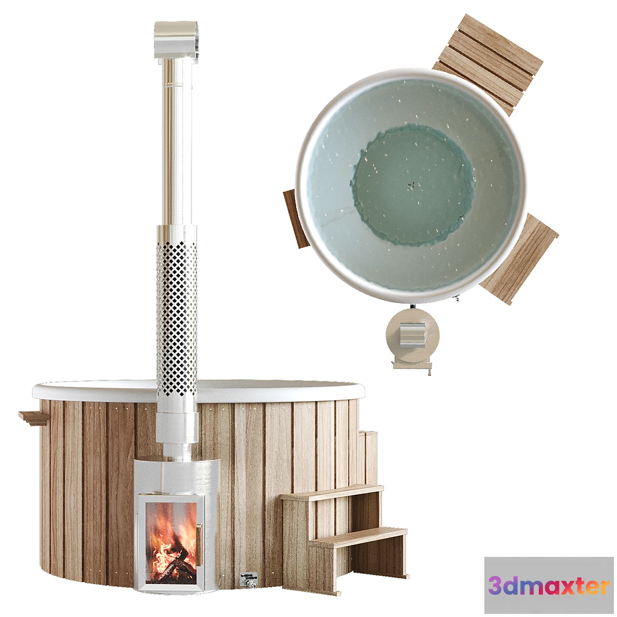 1398158 - Bath tub (font) 3D Max