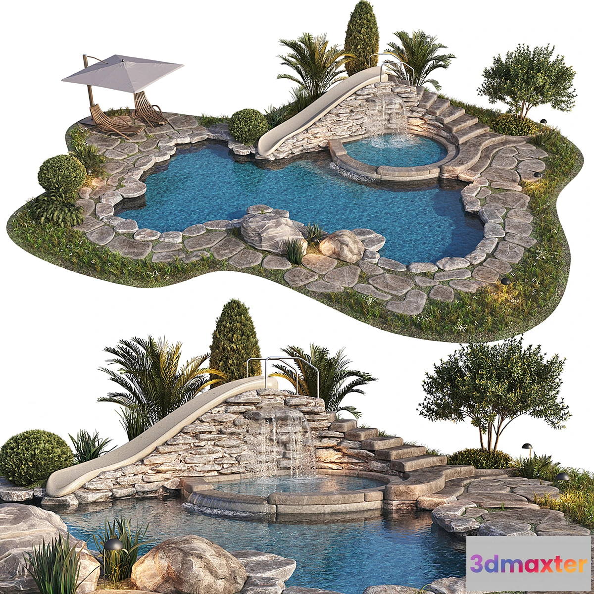 1398752 - Swimming pool 7 3D Max