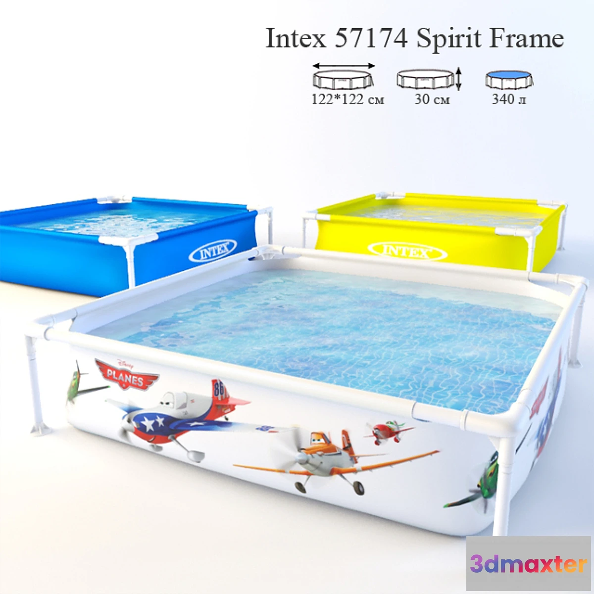 1399370 - Children’s swimming pool Intex 57174 Planes 3D Max