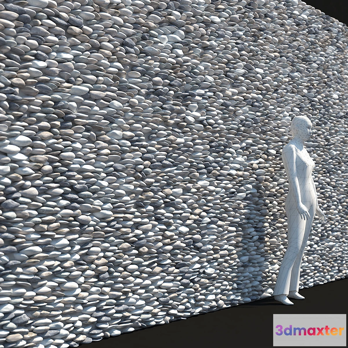 1399946 - Stone Wall Riverstone 3D Max