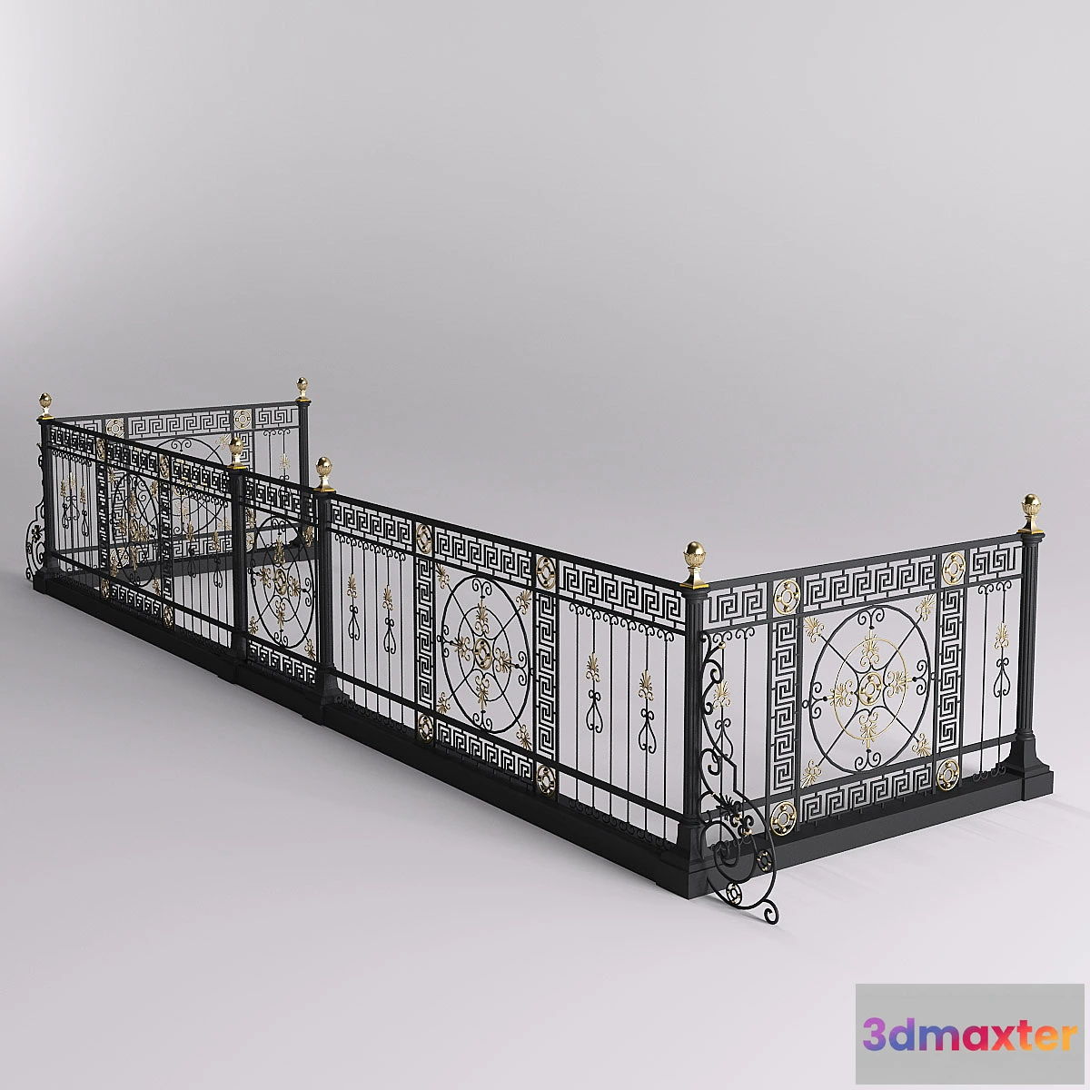 1400324 - Balcony rail 3D Max