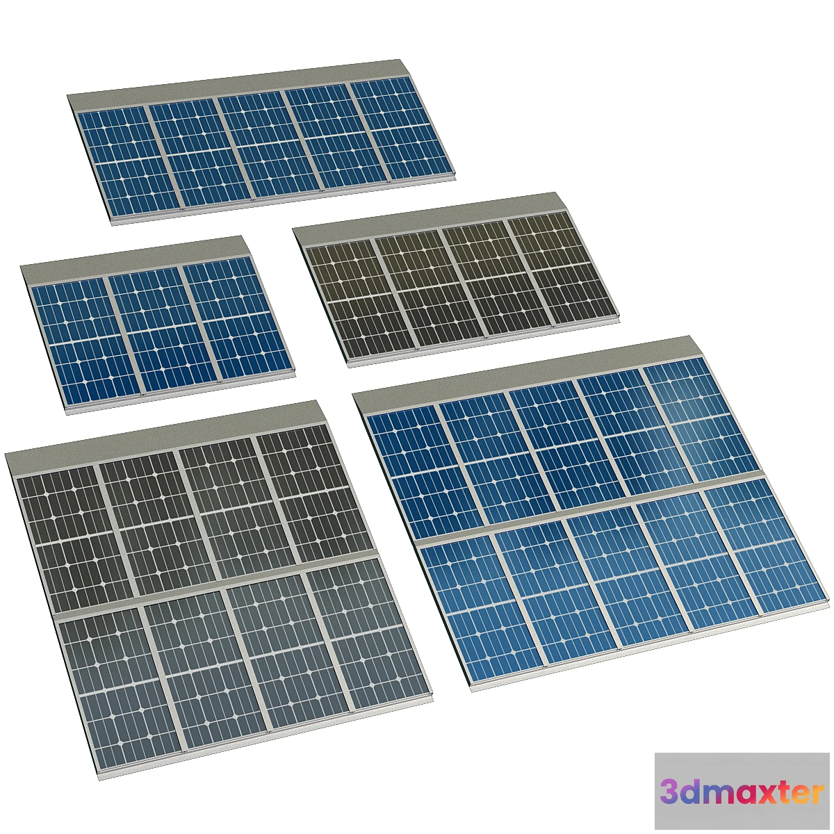 1400956 - Solar panels (panels) _ Solar panel 3D Max