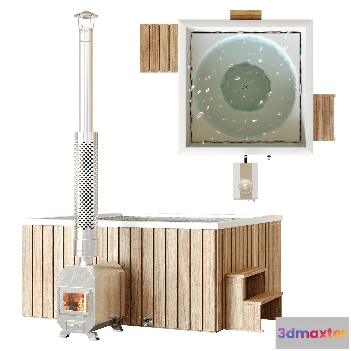 1401416 - Bath tub 2 (font) 3D Max