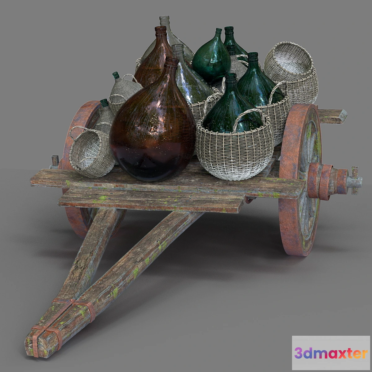 1401534 - Wooden Cart 3D Max