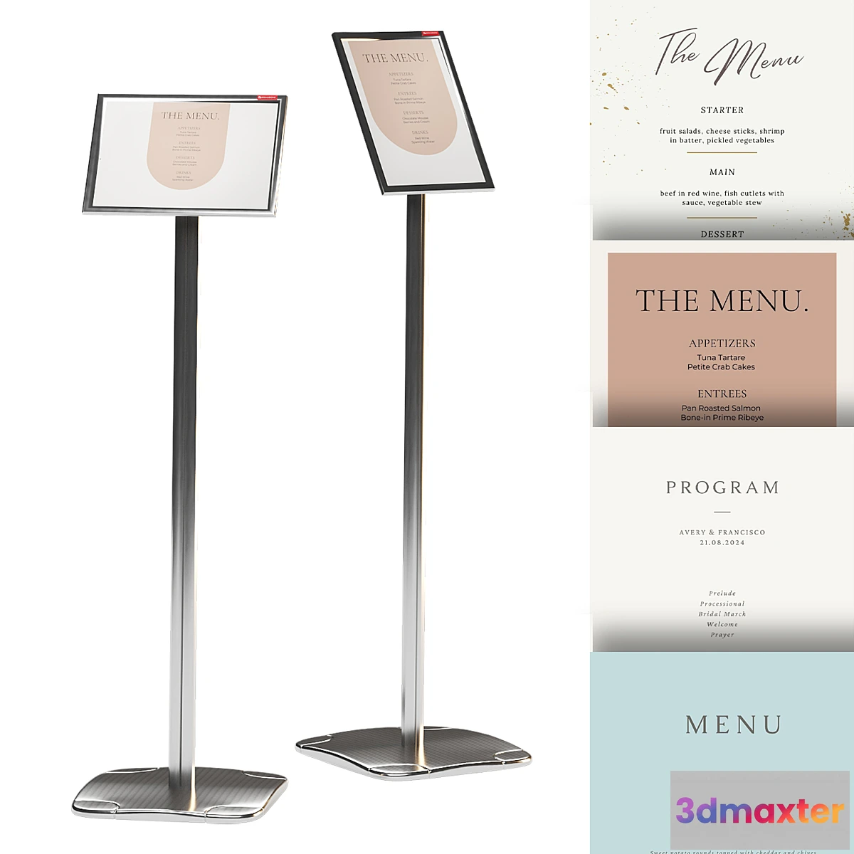 1403200 - Floor information stand A4 BRAUBERG Extra 3D Max