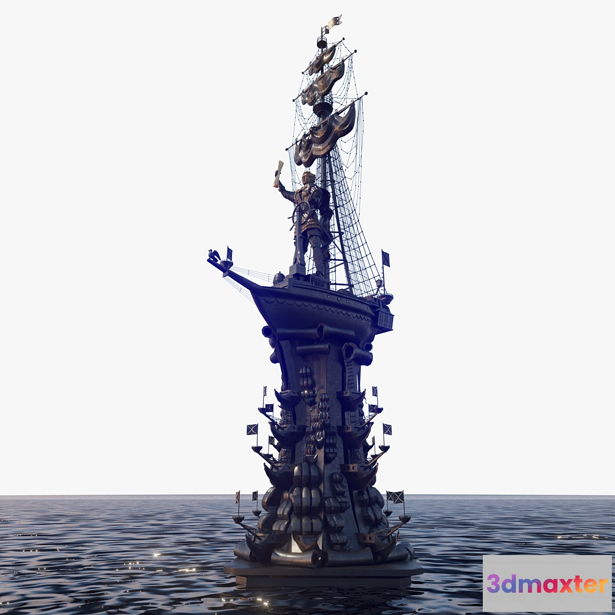 1403284 - Monument to Peter 1 3D Max