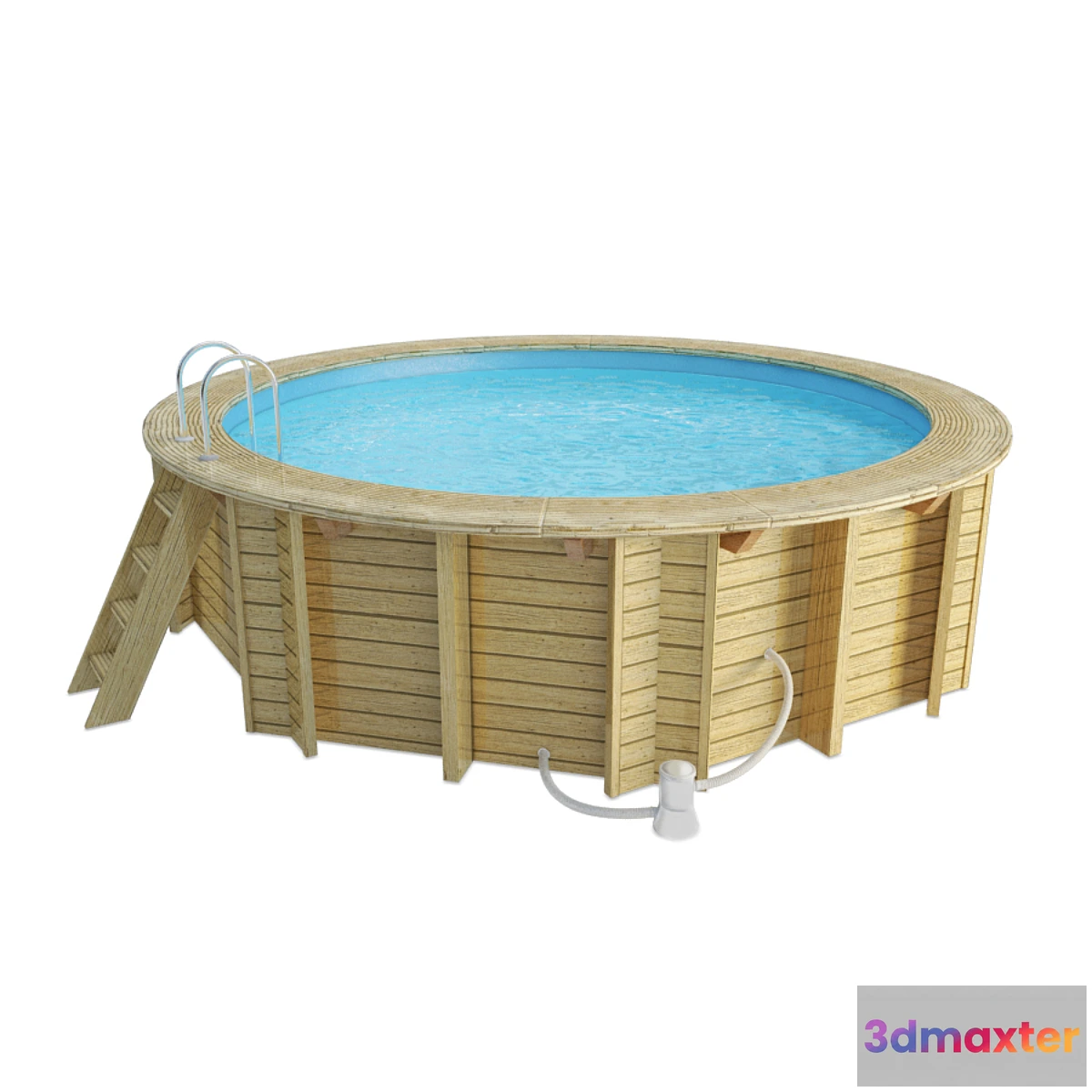 1404630 - Wooden Round Swimming Pool 3D Max