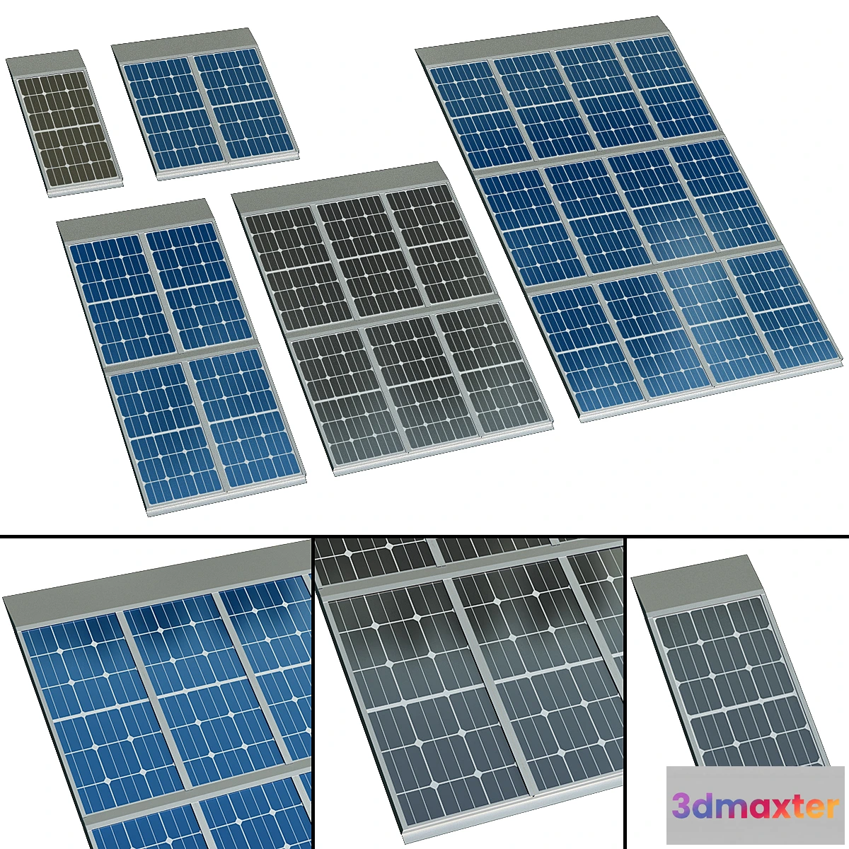 1405280 - Solar panels (panels) _ Solar panel 3D Max