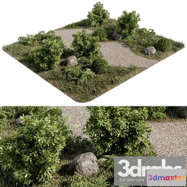 907060 - Backyard and landscape furniture environment set 46