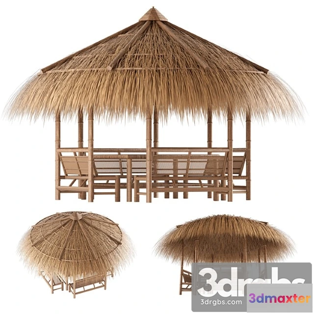 907078 - Bamboo Gazebo