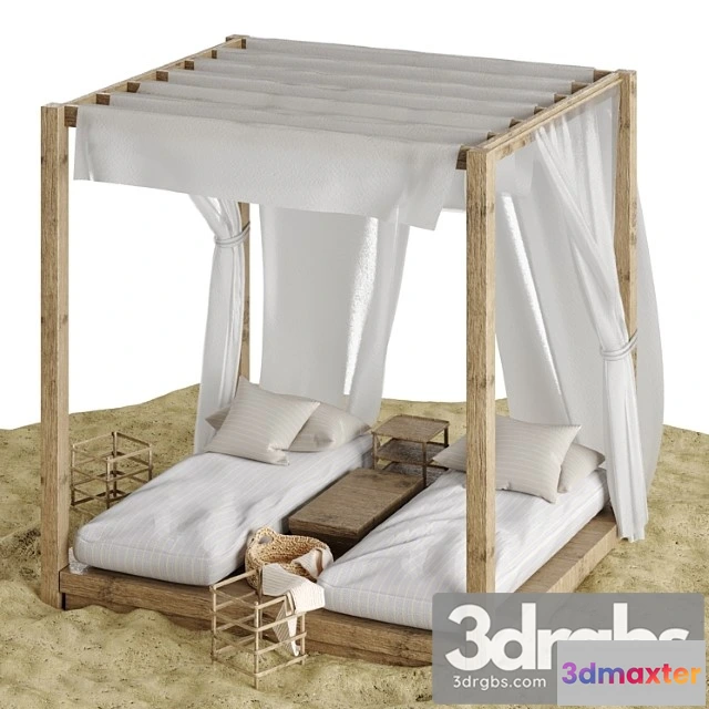 907090 - Beach lounge outdoor set 3