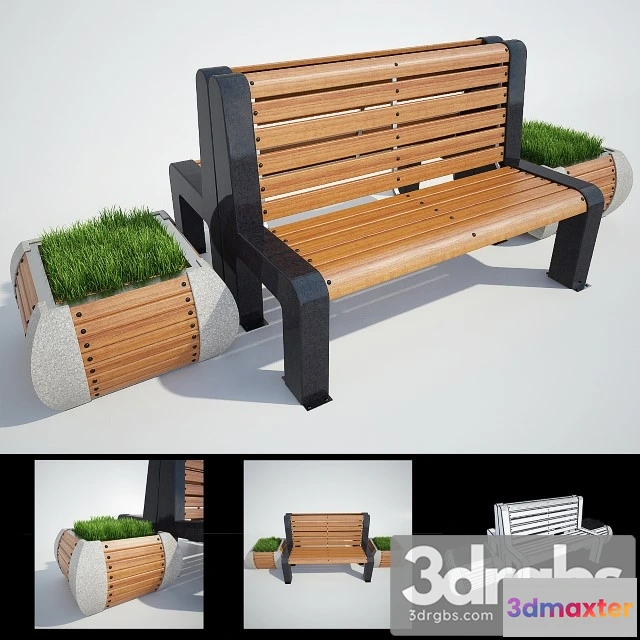 907100 - Bench For Park