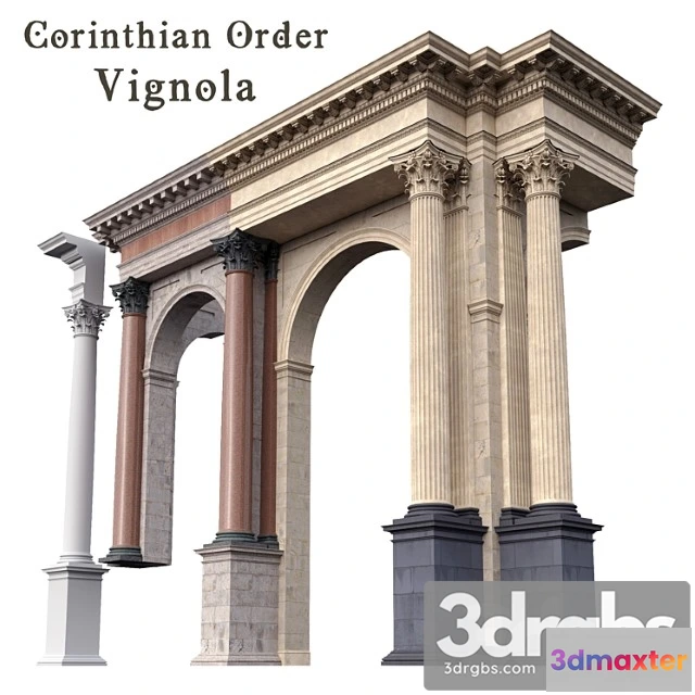 907178 - Corinthian Order Vignola Column