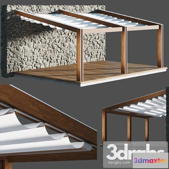 907182 - Corradi Pergotenda Awing PT60