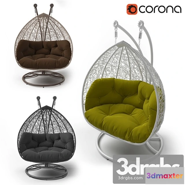 907206 - Double cocoon chair