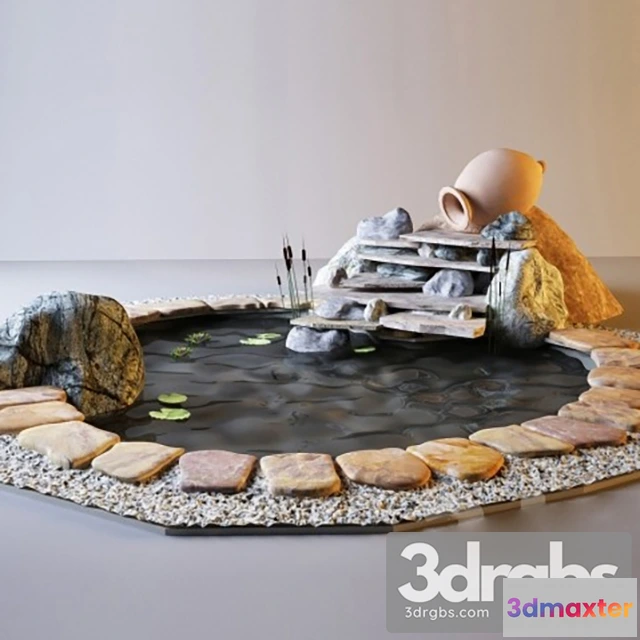 907272 - Garden Rock Fountain