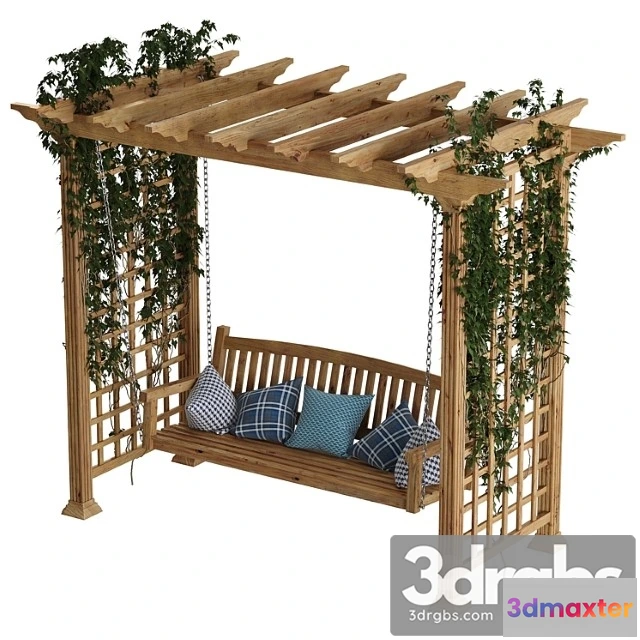 907292 - Garden swing pergola