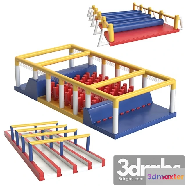 907412 - Large obstacle course miss muddy (set 2)