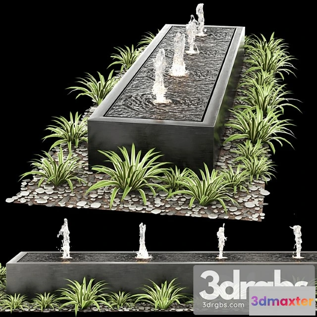 907468 - Modern Box Fountains 01