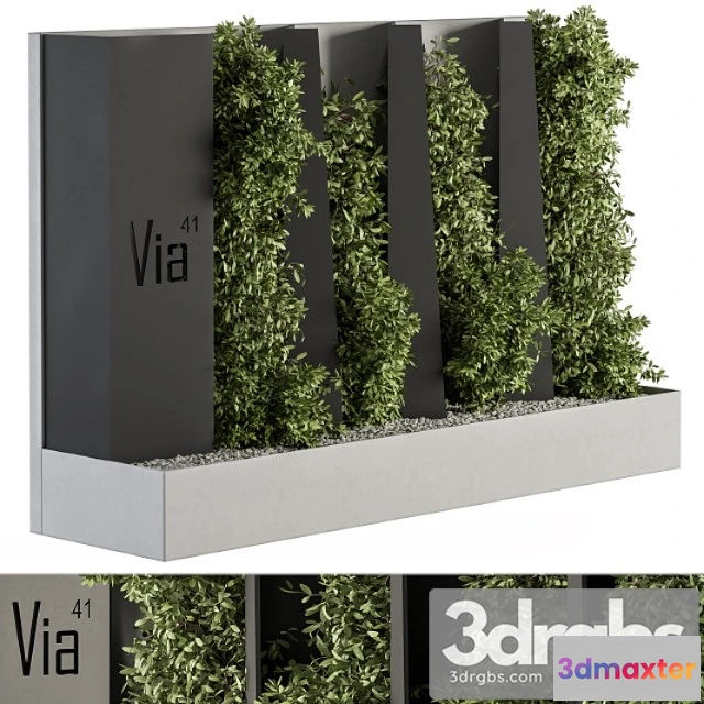 907502 - Outdoor green wall and fence - architecture element 44