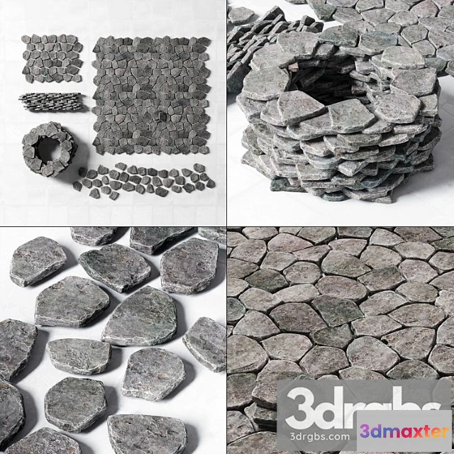 907692 - Rocky Stone for Paving Road Walls