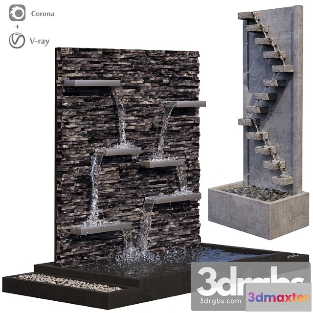 907732 - Sandstone Wall Fountains