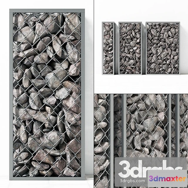 907756 - Small Gabions With Stones