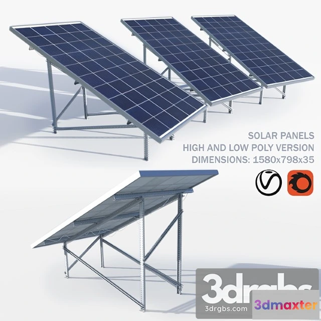907774 - Solar Panels with Carcass