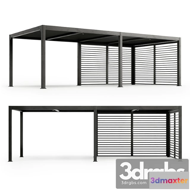 907852 - Terrace pergola maranza 720cm gray