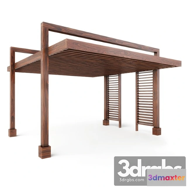 907856 - The LA Modern Pergola Forever Redwood