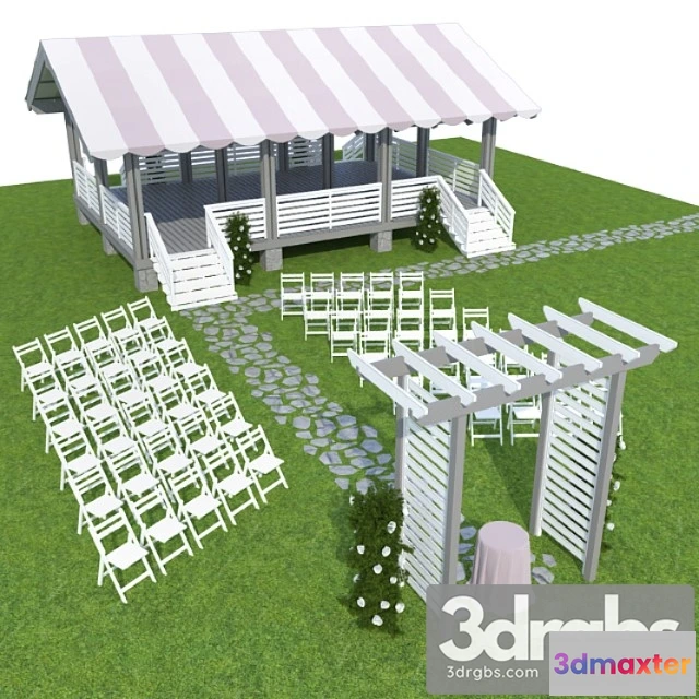 907930 - Wedding Arch with Surroundings