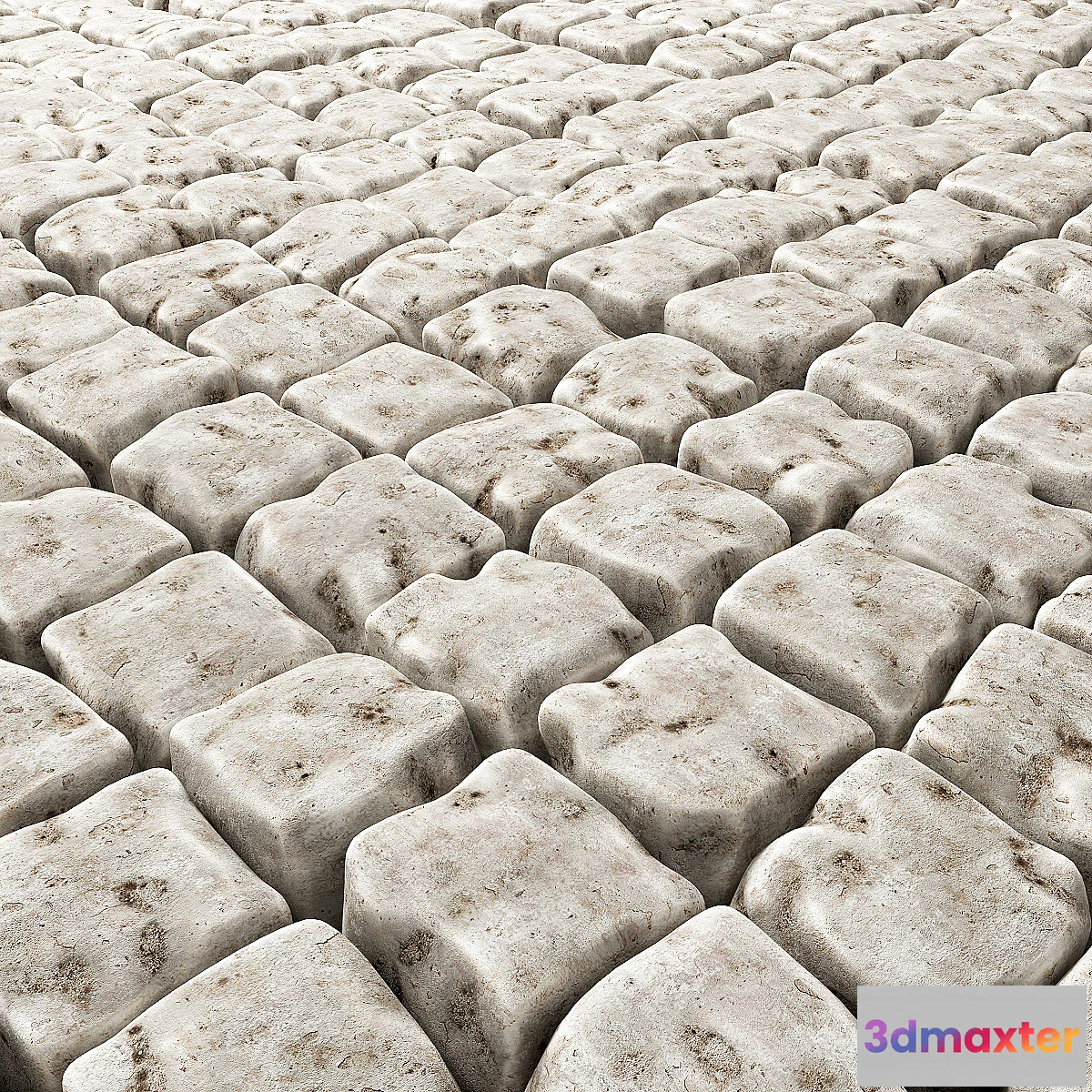 1284450 - The old square pavers 3D Max