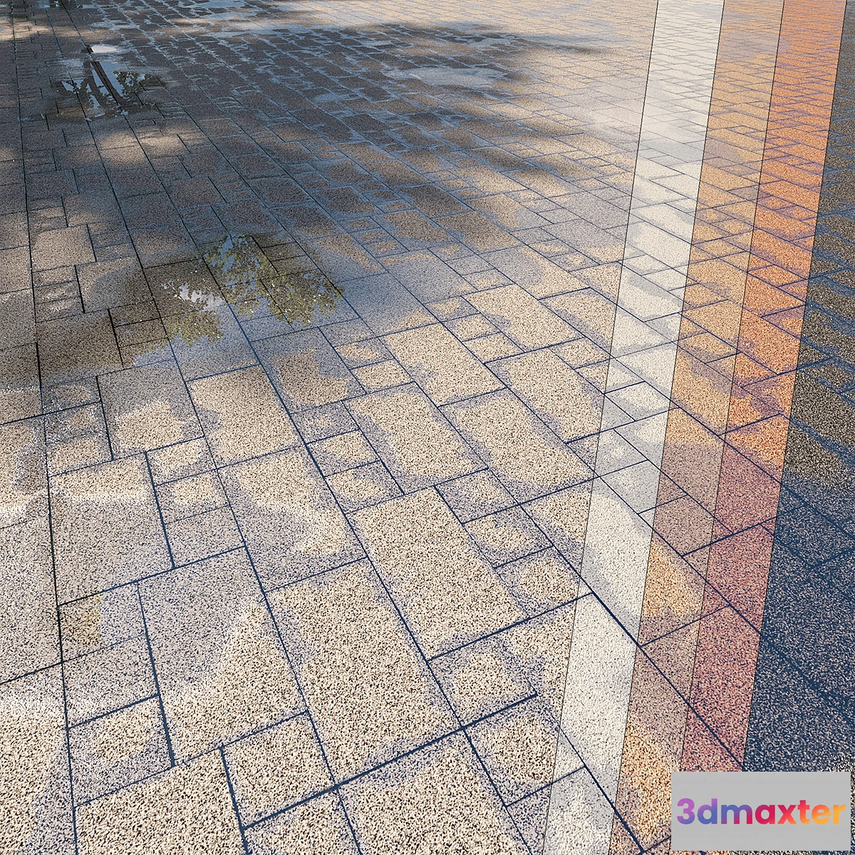 1307955 - Paving Belpasso tile 00 HR 3D Max