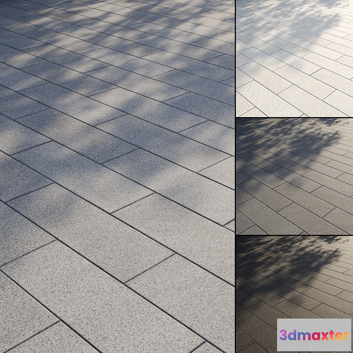 1348918 - Granite paving slabs Type 6 3D Max