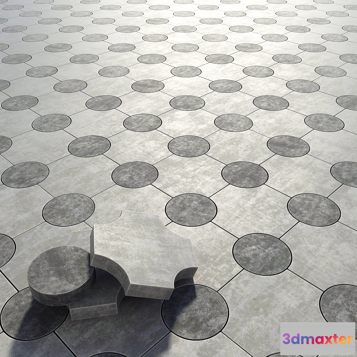 1425148 - Paving stone 3D Max