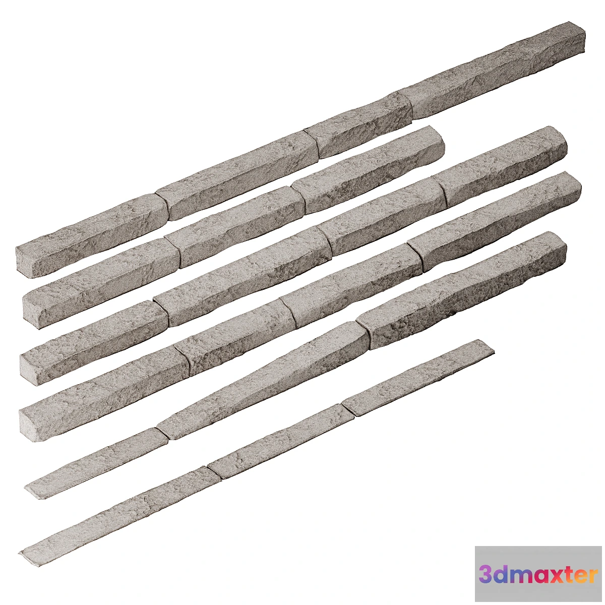 1430974 - Old border _ curb 3D Max