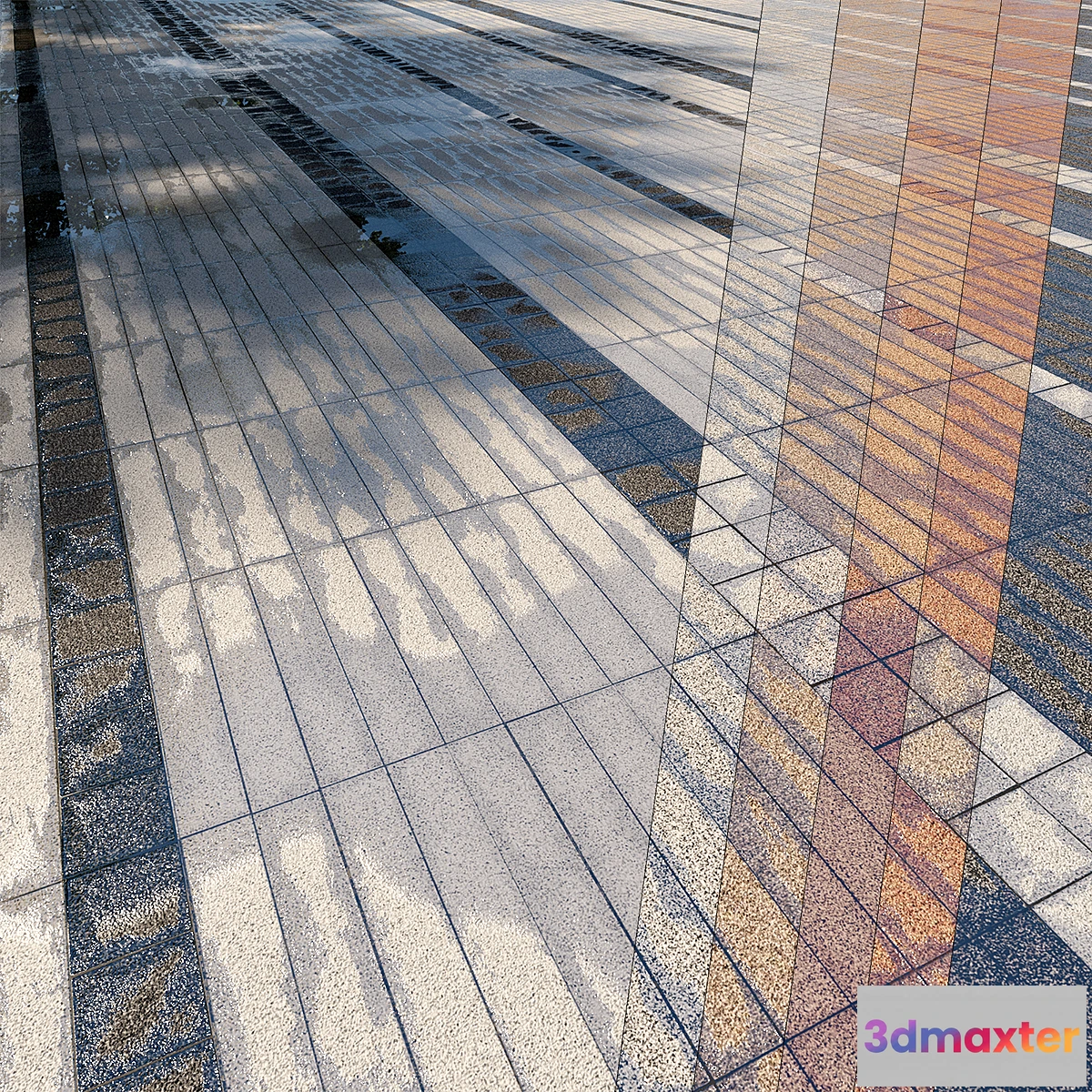 1469456 - Paving Belpasso Premio tile 09 HR 3D Max