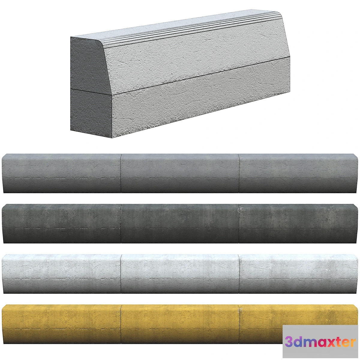 1479044 - Border set (low poly) 3D Max