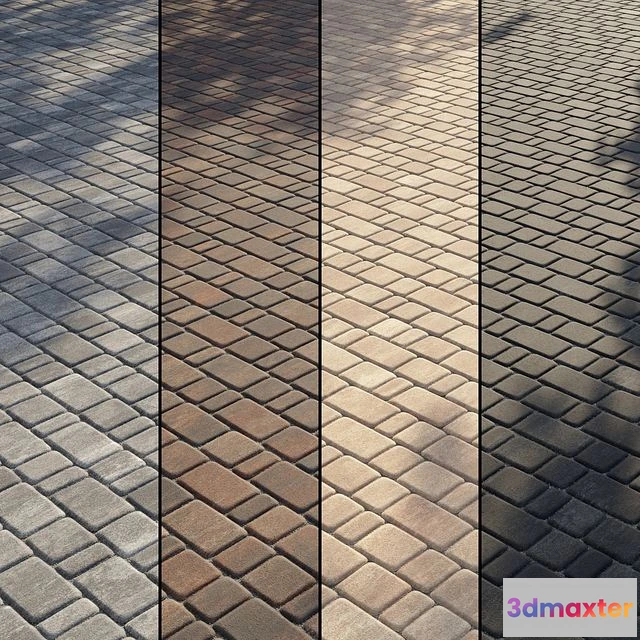 1540911 - Paving Type 2 Set 13 3D Max