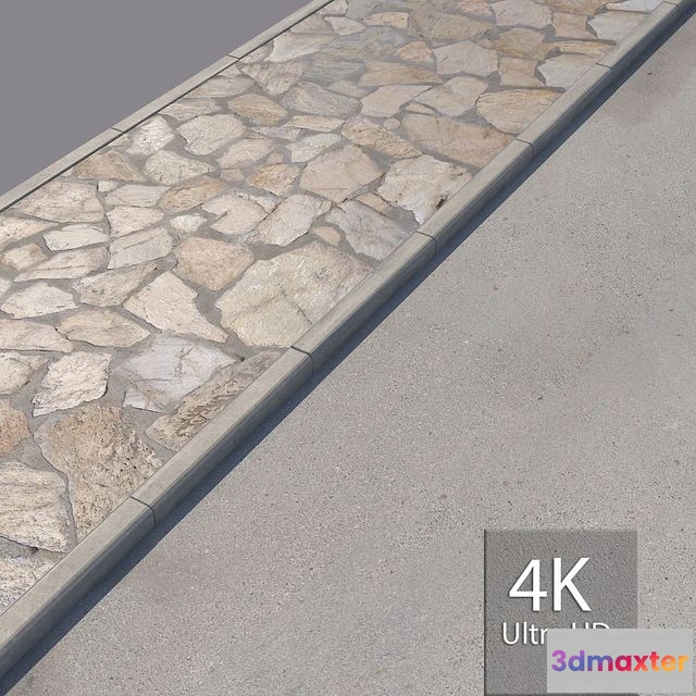 1555819 - Sidewalk 9 3D Max