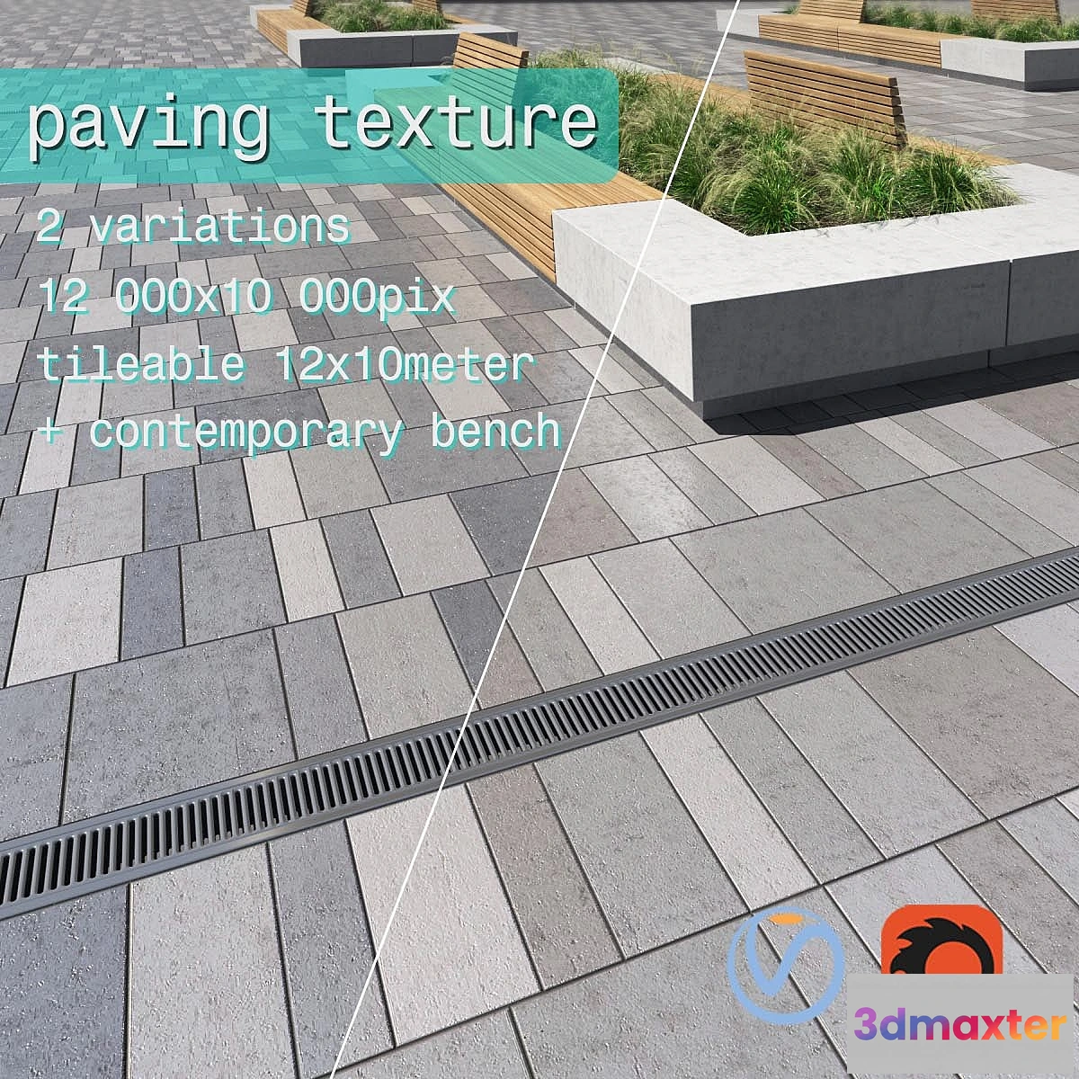 674875 - Paving _ street furniture 02