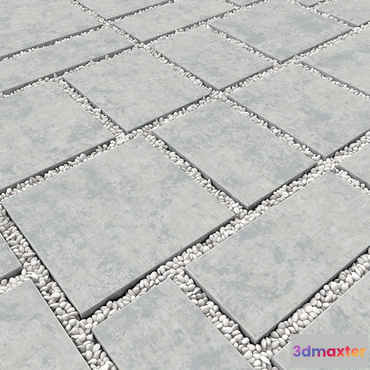 776815 - Paving tile pebble low oval n5