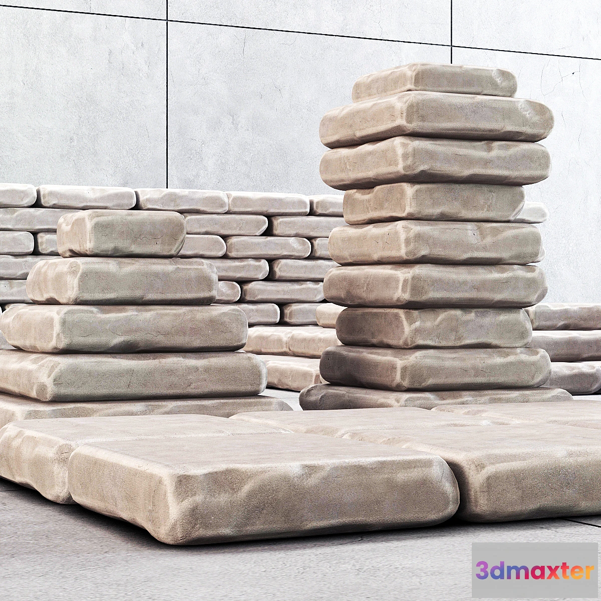 884156 - Stone decor plates - No.4